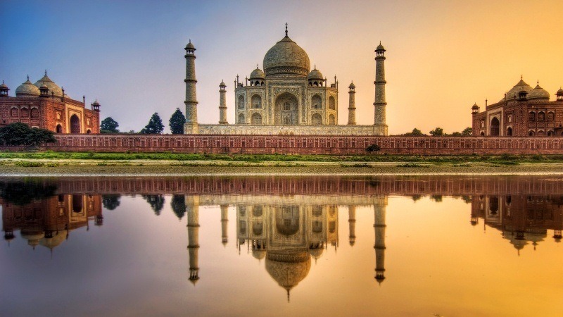 monument Taj Mahal Inde fond écran