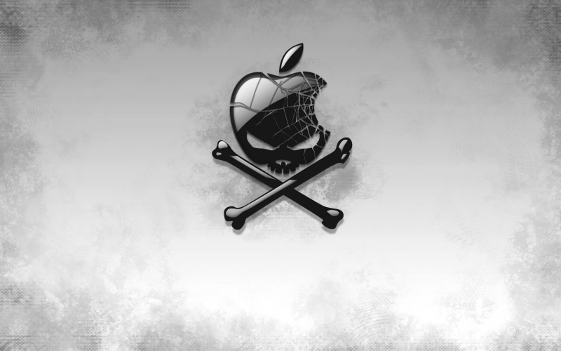 apple pirate mac image wallpaper
