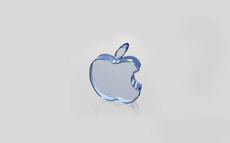 apple pomme  logo translucide