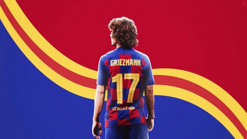 Footballeur Antoine Griezmann FC Barcelone:: Fond Ecran HD