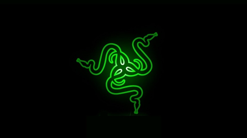 Logo Razer vert jeux PC gaming
