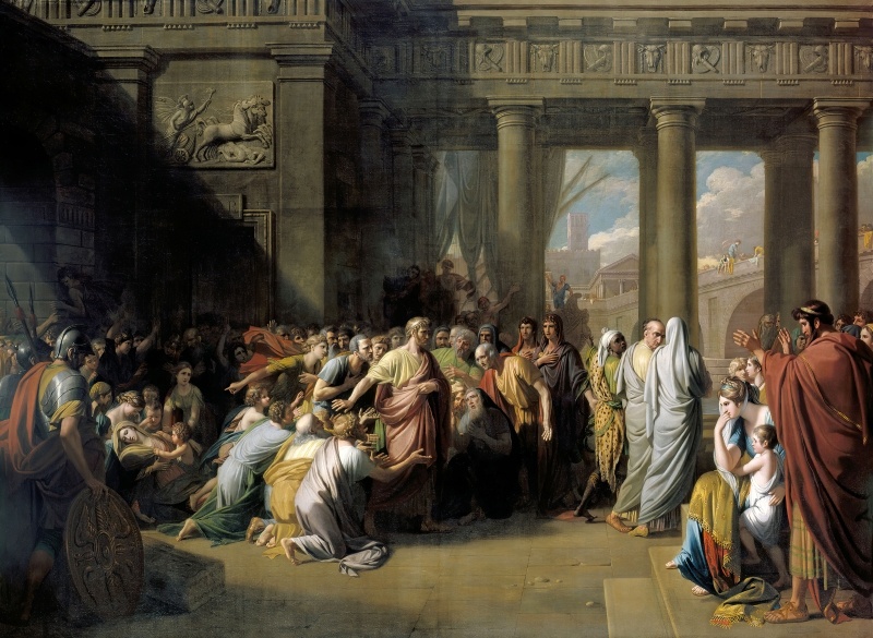 Le départ de Régulus de Rome pour Carthage
