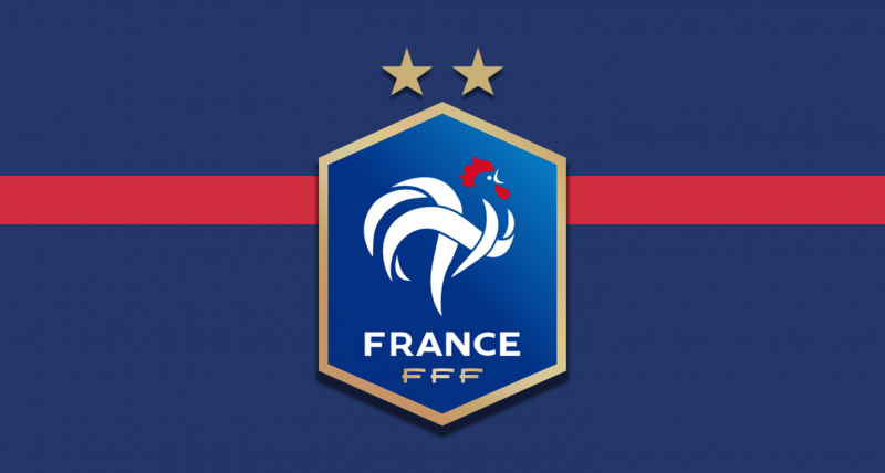 Fond écran HD 4K Fédération Française de Football coq 2 étoiles champion du monde
