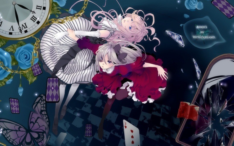manga Alice in Wonderland girls anime