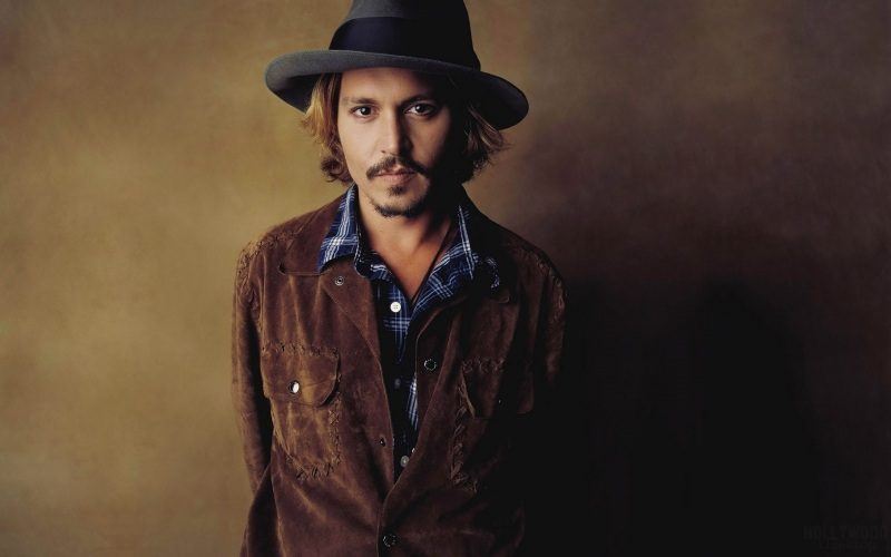 Fond écran wallpaper Johnny Depp acteur chapeau PC bureau Windows télécharger gratuit smartphone tablette