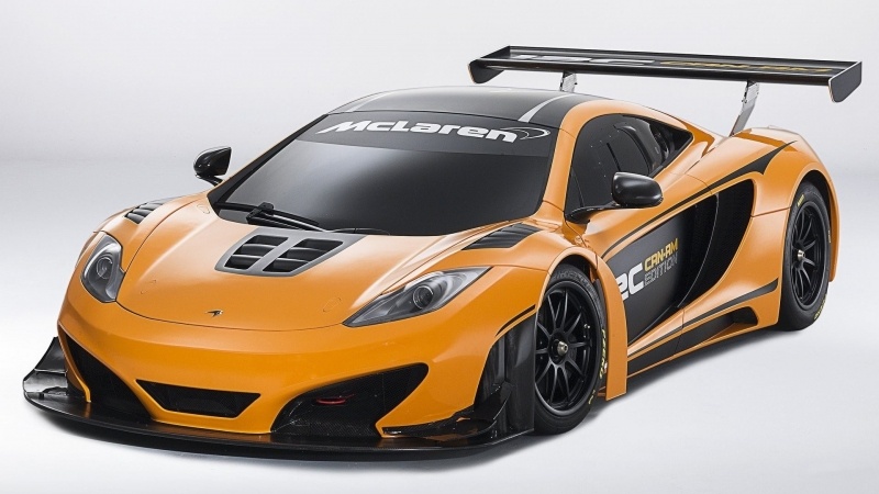 fond écran HD voiture McLaren 12C Can-AM Edition wallpaper free car orange