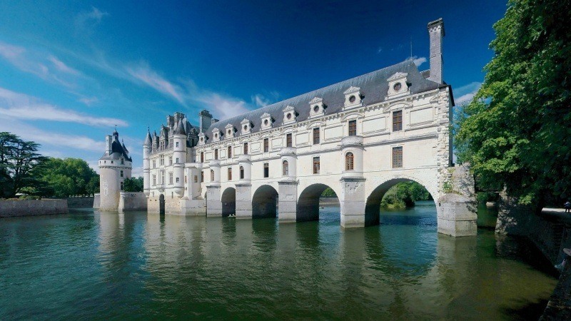 Fond d'écran HD Chenonceau château de la Loire France téléchargement image gratuit