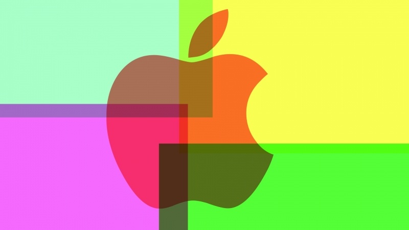 Logo Apple multicolore
