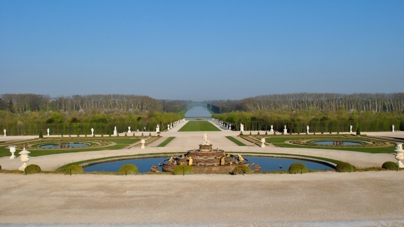 Fond d'écran du parc et fontaines du château de Versailles en France télécharger gratuit photo image