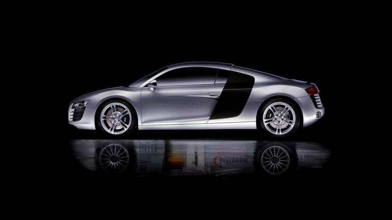 Audi R8 grise