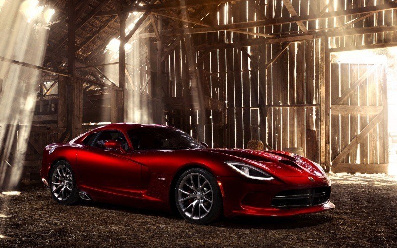 fond écran voiture Dodge Viper rouge GTS wallpaper HD photo image