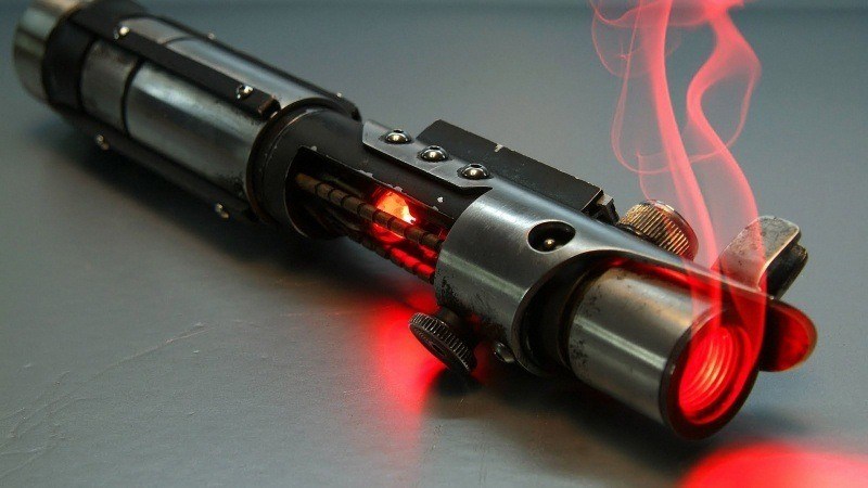 star wars sable laser rouge fond écran