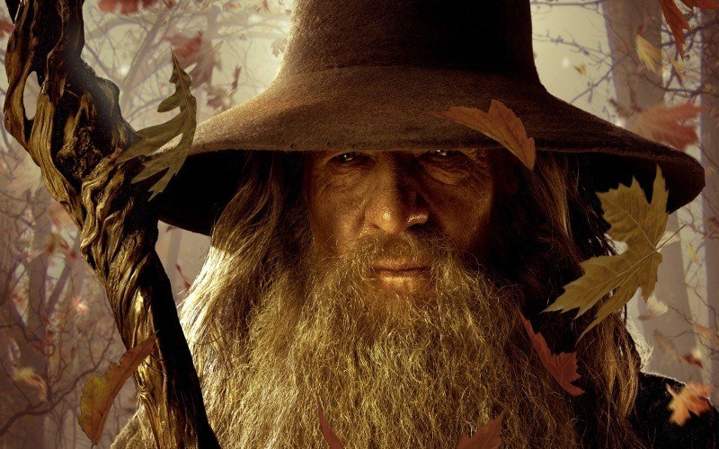 Gandalf le gris dans le hobbit fond écran