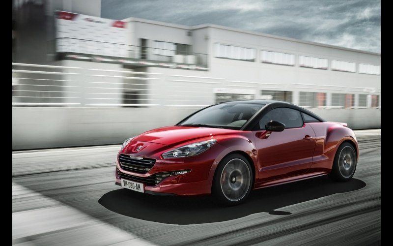 fond écran HD voiture car Peugeot RCZ rouge wallpaper télécharger gratuit