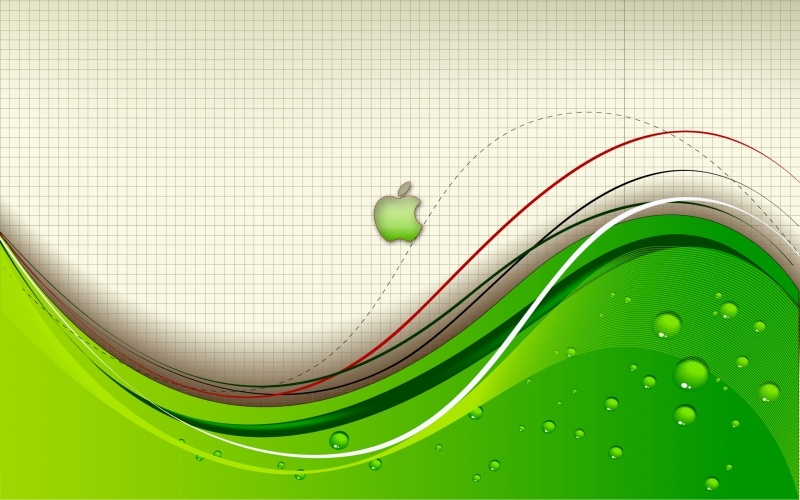 fond écran hd Apple vert graphique télécharger gratuit wallpaper background desktop green