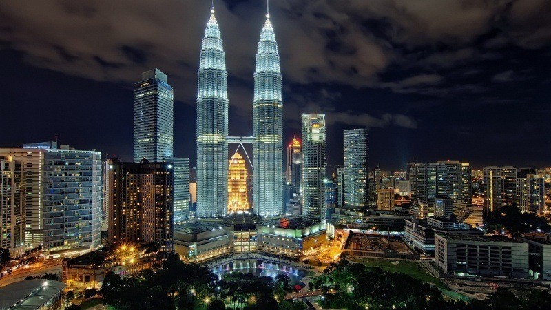 ville city kuala lumpur la nuit