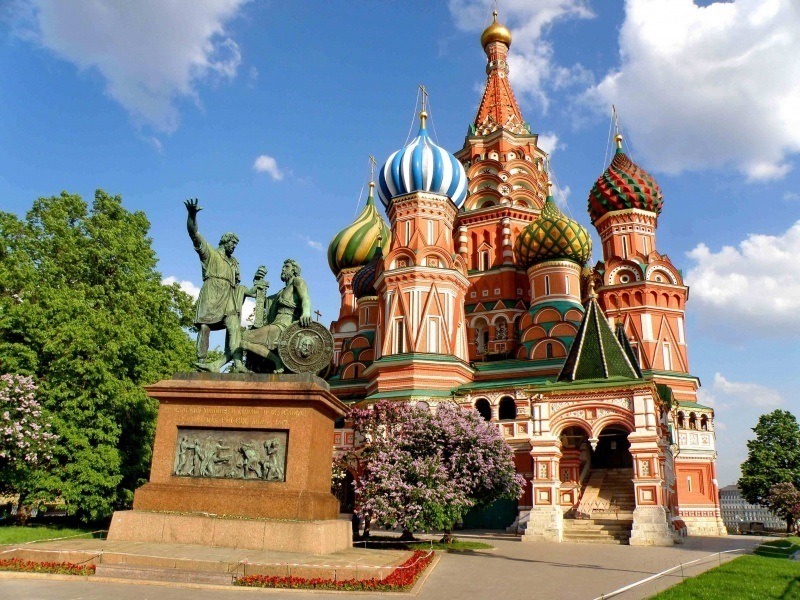 photo ville Moscou Russie cathédrale St Basile