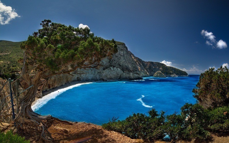 Grèce paysage bord de mer photo