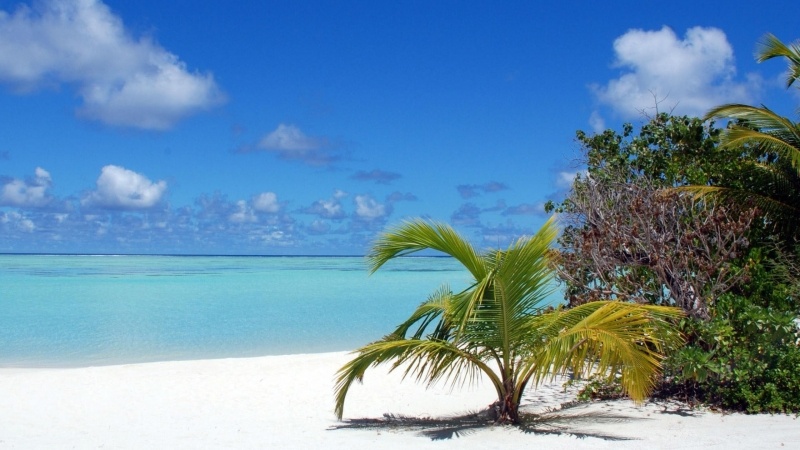 plage blanche mer turquoise