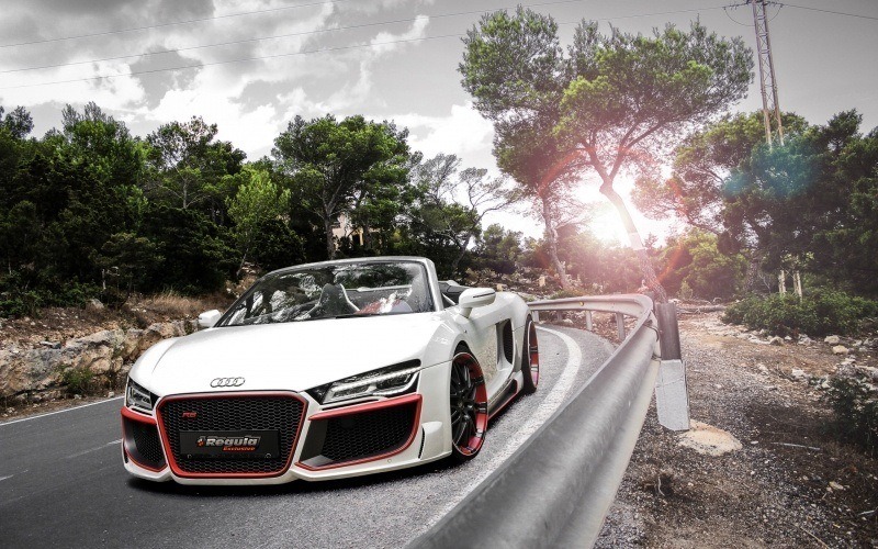 Audi R8 Spyder V10 photo wallpaper