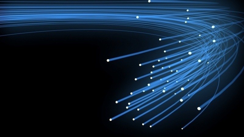 fond d'écran HD informatique fibre optique lumière bleu fiber optics wallpaper image