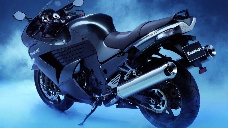 kawasaki ninja black moto photo