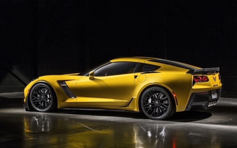 Chevrolet Corvette Z06 jaune wallpaper