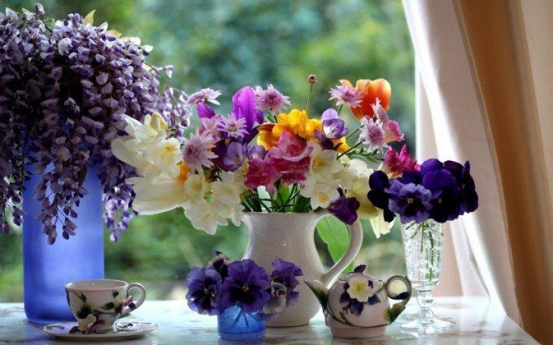 bouquet de fleurs diverses