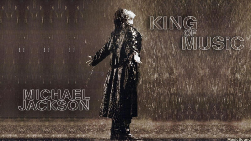 fond d'écran Mickael Jackson King Of Music wallpaper télécharger gratuit