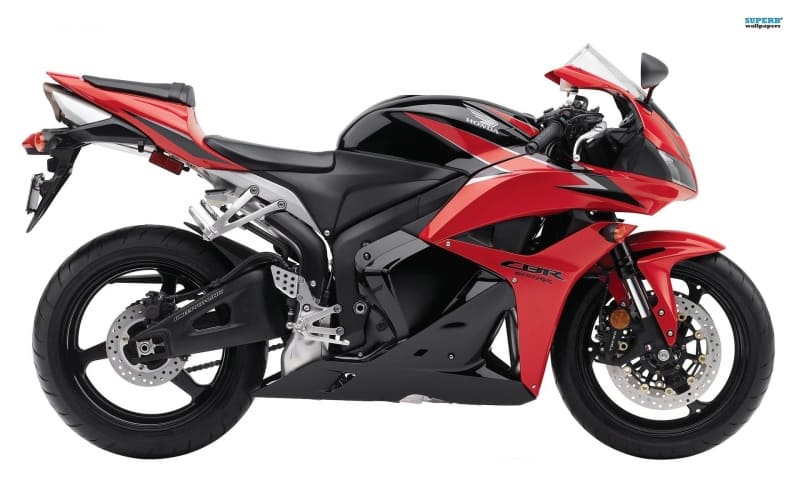 Honda CBR 600 noir et rouge wallpaper