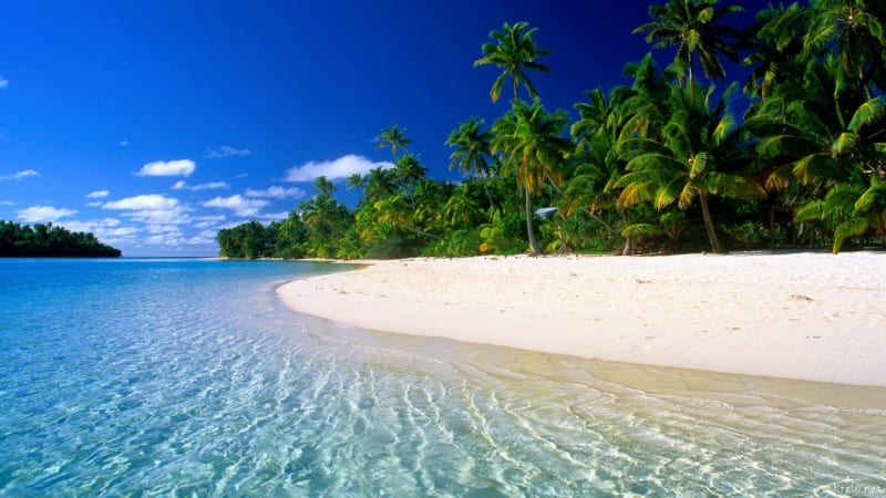 Plage de rêve sable blanc