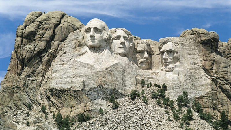 fond d'écran Mont Rushmore présidents des USA mount wallpaper HD monument