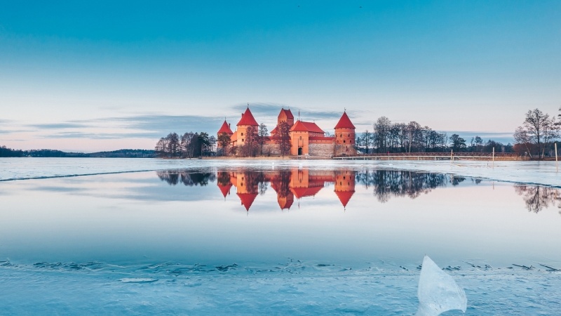 Andrius Aleksandravicius château île Trakai