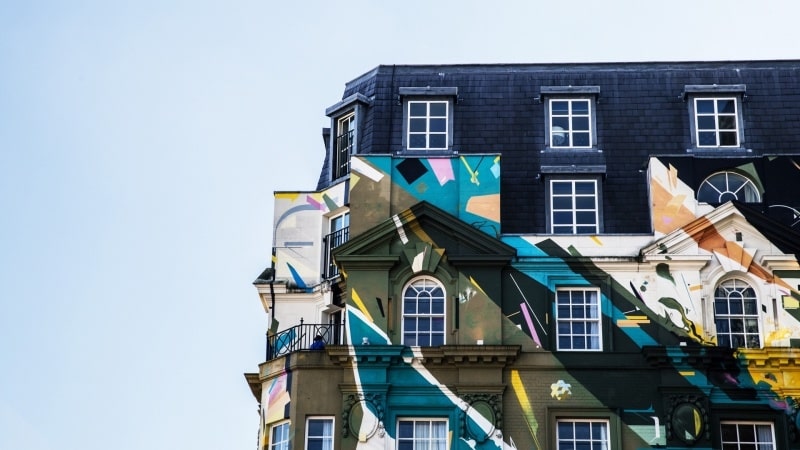 Architecture façade peinture art Fond ecran HD photo façade architecture peinture art dessin bâtiment image picture wallpaper