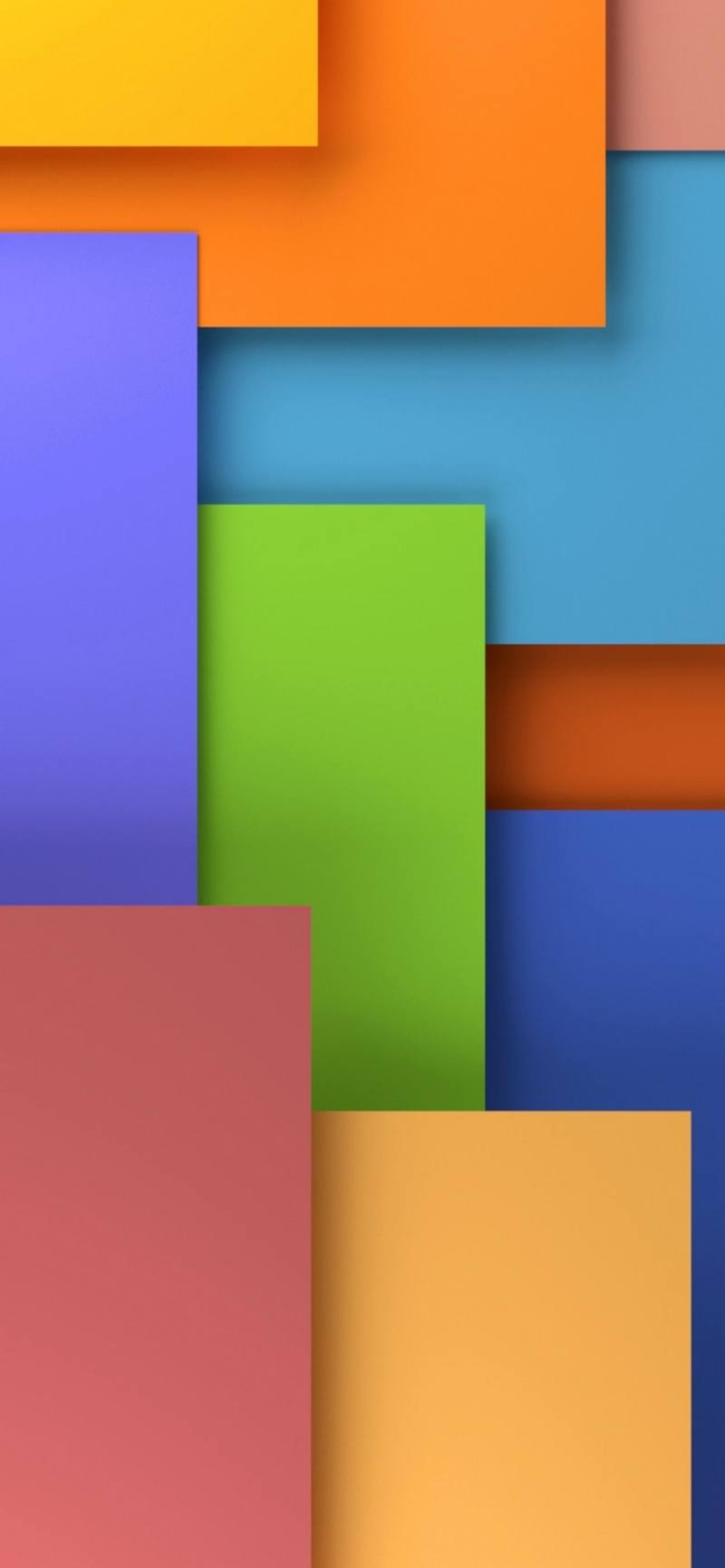 Fond écran HD iPhone 11 XS Max bloque coloré