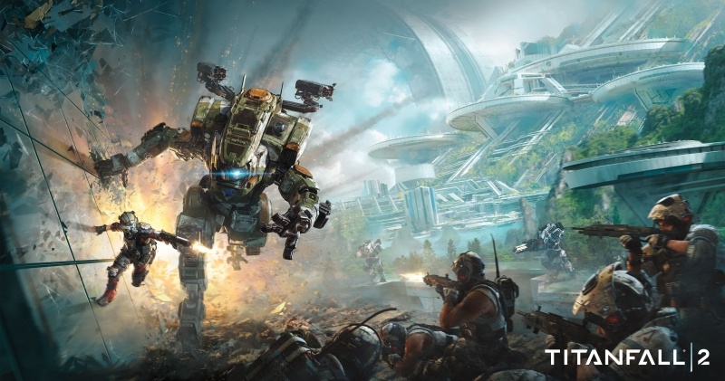 Fond ecran HD jeux video Titanfall 2 PC console télécharger 4K image video games wallpaper