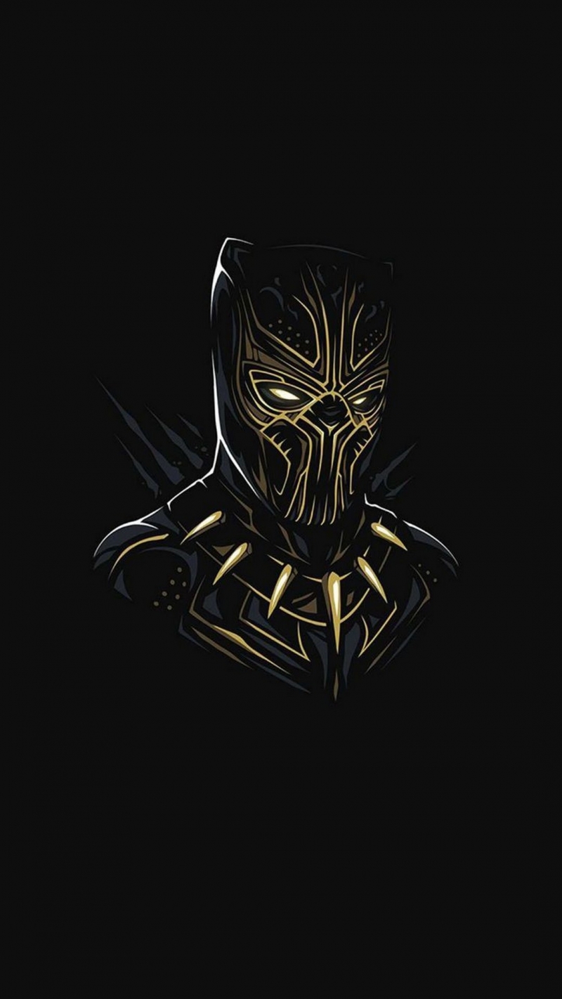 iPhone wallpaper Black Panther HD