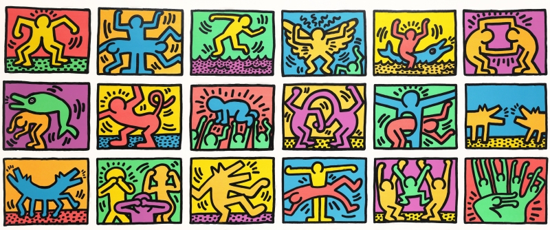 Keith Haring dessin pop art