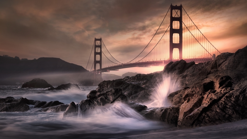 Golden Gate Bridge Californie USA