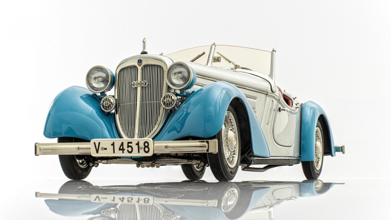 Fond écran HD Audi 225 Roadster année 1935 voiture ancienne collection wallpaper télécharger gratuit