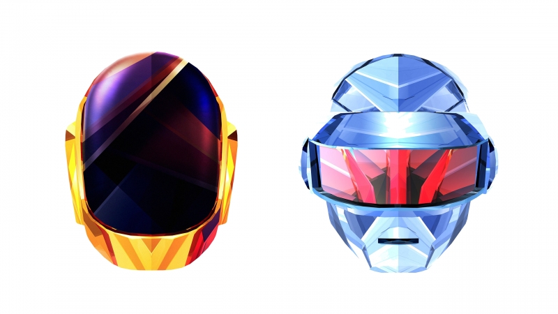 Fond écran HD 4K musique Daft Punk électro pop casques musiciens wallpaper