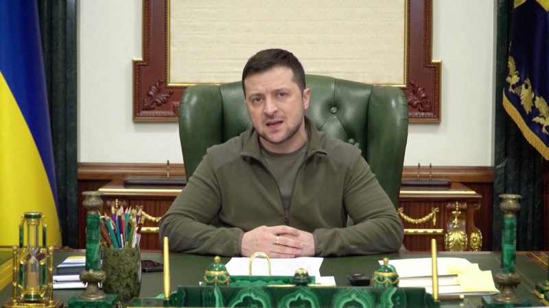 politique président Volodymir Zelensky