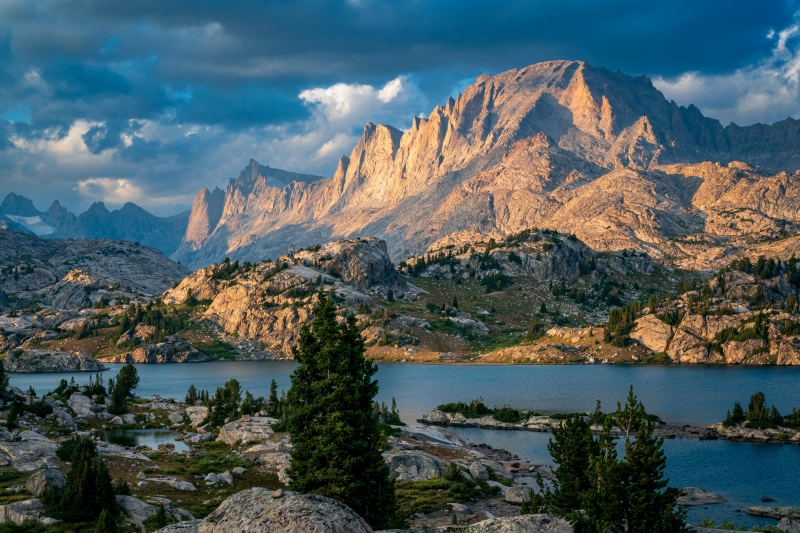 Fremont Park peak USA montagne et lac