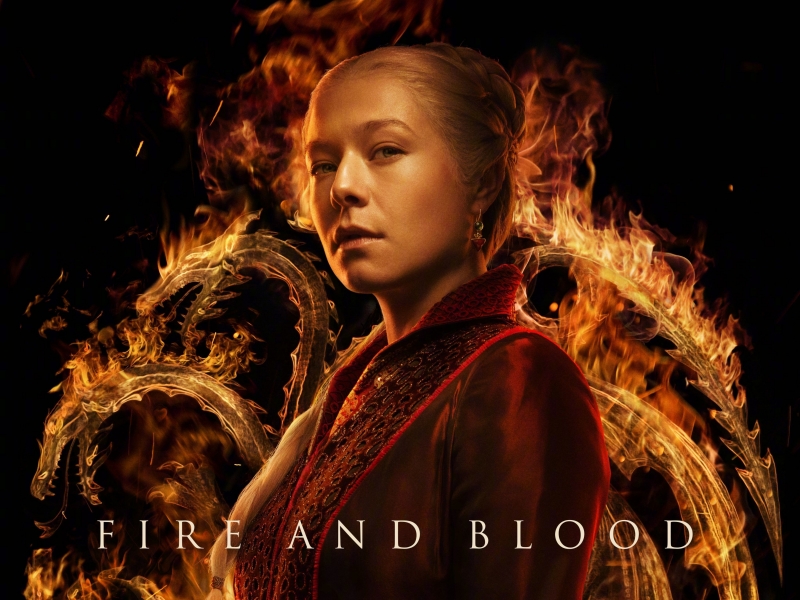 Princesse Rhaenyra Targaryen House of the Dragon serie TV HBO wallpaper