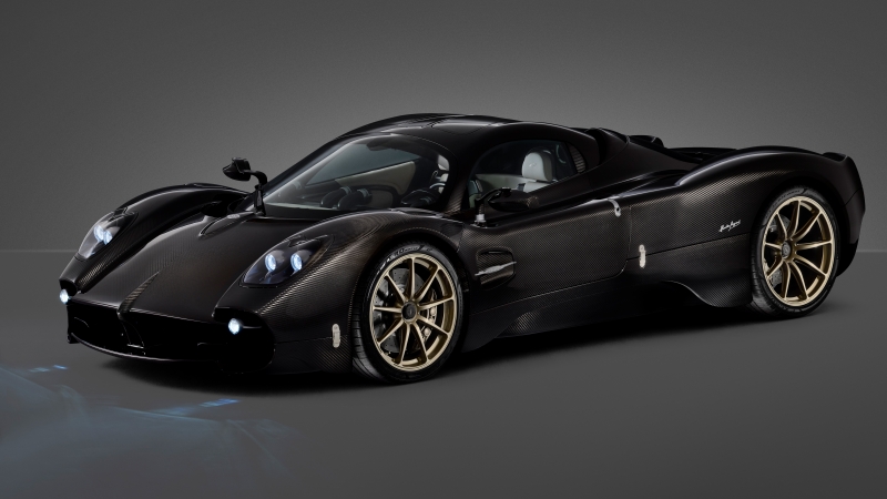 Pagani voiture sport noir Utopia