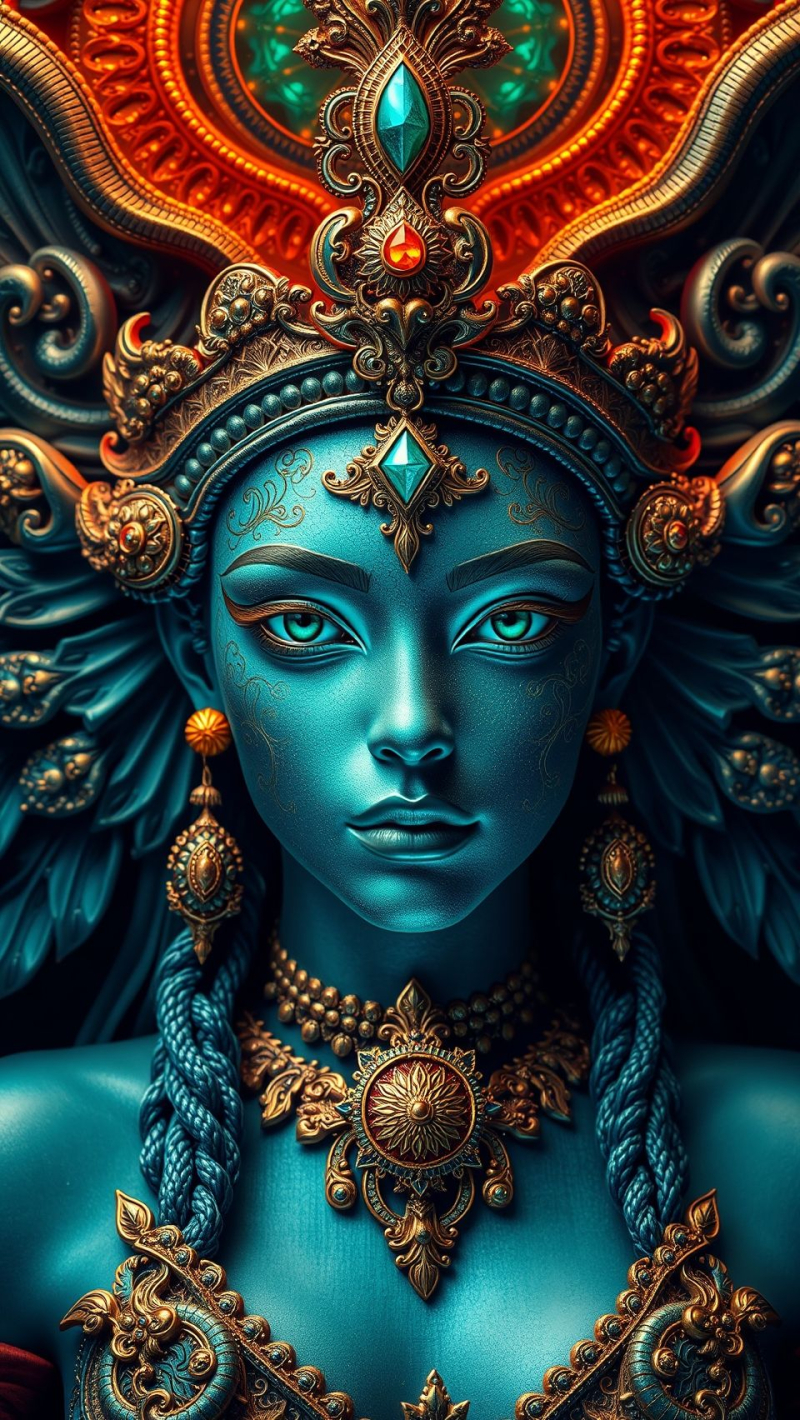 Fond d'écran Déesse Mystique Art Numérique HD 4K | PC & Smartphone | Fond-Ecran-Hd.net