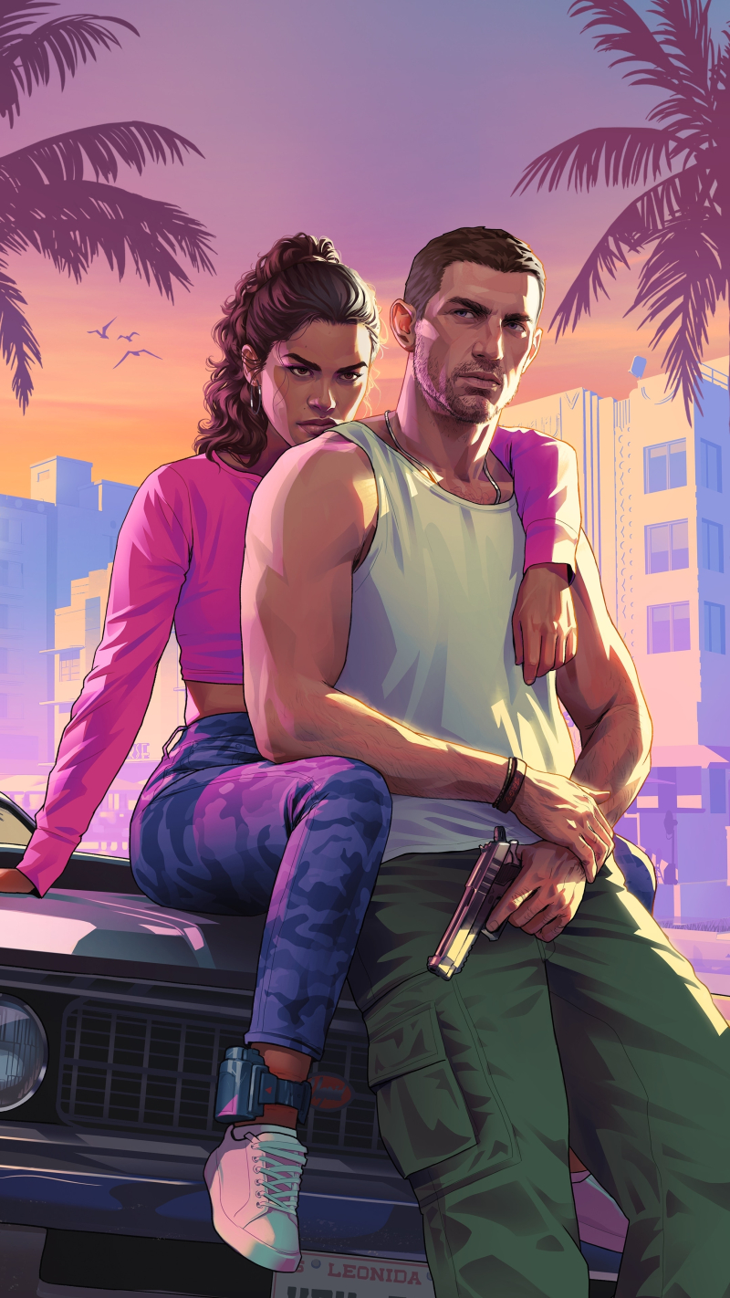 Fond d'écran GTA 6 pour Smartphone & PC - Grand Theft Auto VI Wallpaper HD/4K